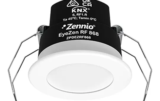ZENNIO ZPDEZRF868W KNX-RF-Decken-Bewegungsmelder weiß