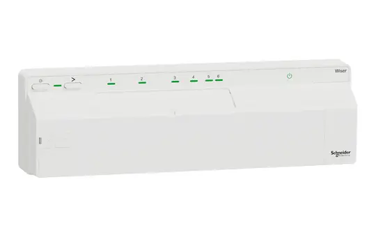 SCHNEIDER CCTFR6610 Wiser Verteilerleiste Fußbodenheizung Heizen, 230 V