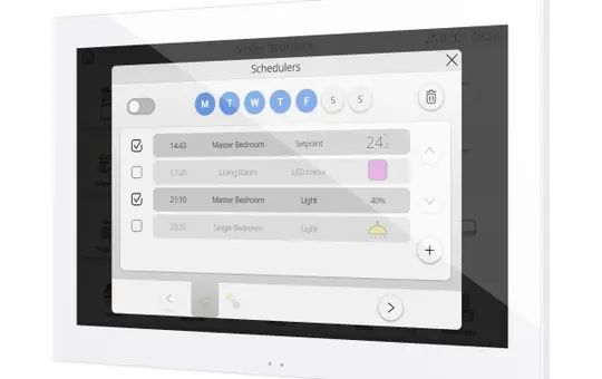 ZENNIO ZVIZ100W KNX-Touchpanel weiß | 10 Zoll