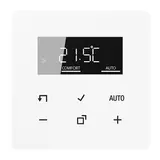 JUNG BTLS1791WW Raumthermostat JUNG HOME Serie LS mit Display | alpinweiß