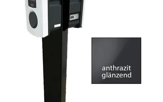 FleXmount FM_ST_TW_AP_ANg Pulverbeschichtung Stele+Platte 2-fach | anthrazit glänzend