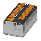 PHOENIX 1019651 Verteilerblock PTVFIX 19-fach | schwarz | 2,5 mm²