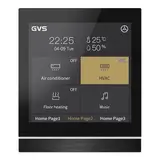 GVS CHTF-4.0/9.5.21 KNX-Touchpanel V40s horizontal/vertikal | schwarz | 4 Zoll