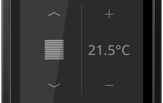 JUNG LSZ459BFD1SSWM KNX Raumcontroller LS TOUCH LS ZERO | graphitschwarz matt