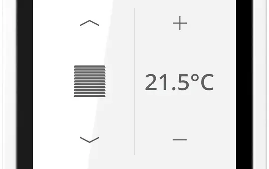 JUNG LSZ459BFD1SWWM KNX Raumcontroller LS TOUCH LS ZERO | schneeweiß matt