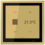 JUNG LSZME459BFD1SC KNX Raumcontroller LS TOUCH LS ZERO | messing classic