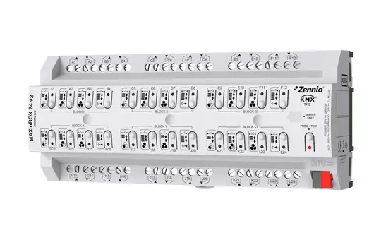 ZENNIO ZIOMB24V2 KNX-Universalaktor MAXinBOX 16 A 24-fach