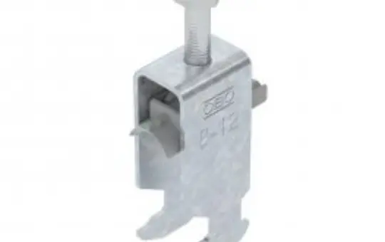 OBO BETTERMANN 1186203 Bügelschelle H-Fuß FT 2-fach | 8-12 mm