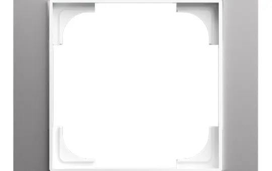 BUSCH-JAEGER 1721-4073 Abdeckrahmen art linear 1-fach | alusilber