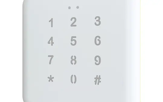 ZENNIO ZVIIWOKW KNX-Keypad weiß