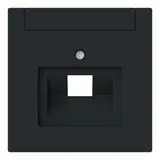 BUSCH-JAEGER 1803-45M Netzwerkabdeckung art linear 1-fach | schwarz matt