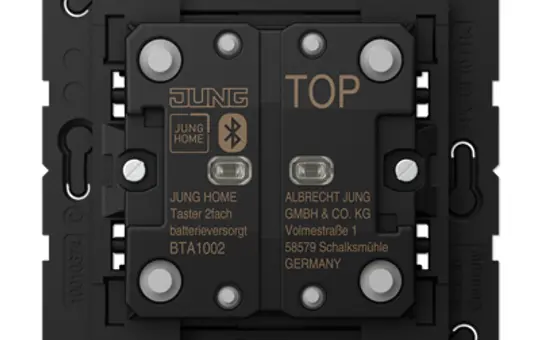 JUNG BTA1002 Tastsensor JUNG HOME Serie A/AS 2-fach