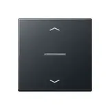 JUNG BTA17101BFPANM beschr. Tastsensor HOME Serie A 1-fach, Pfeile | anthrazit matt