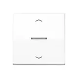 JUNG BTA17101PWW beschr. Tastsensor HOME Serie A 1-fach, Pfeile | alpinweiß