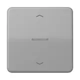 JUNG BTCD17101PGR beschr. Tastsensor JUNG HOME Serie CD 1-fach, Pfeile | grau