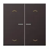 JUNG BTAL17102PD beschr. Tastsensor JUNG HOME Serie LS 2-fach, Pfeile | dark