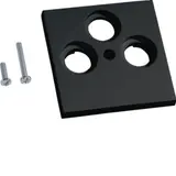HAGER GZSAT3A9011 Antennenabdeckung 3-fach | graphitschwarz