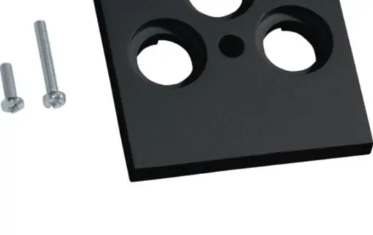 HAGER GZSAT3A9011 Antennenabdeckung 3-fach | graphitschwarz