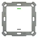 MDT BE-TAL55T1.01 KNX-Tastsensor Light 55 m. Temperaturs. 1-fach, neutral | reinweiß glänzend