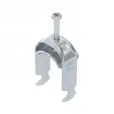 OBO BETTERMANN 1186036 Bügelschelle H-Fuß FT 1-fach, Metalldruckwanne | 34-40 mm