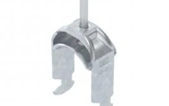 OBO BETTERMANN 1186036 Bügelschelle H-Fuß FT 1-fach, Metalldruckwanne | 34-40 mm