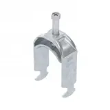 OBO BETTERMANN 1186042 Bügelschelle H-Fuß FT 1-fach, Metalldruckwanne | 40-46 mm