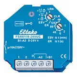 ELTAKO FSR61/8-24V UC Funk-Stromstoß-Schaltrelais 1 Schließer, 10 A, 24 V DC
