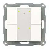 MDT RF-TA55A4.01 KNX-RF-Tastsensor 4-fach | reinweiß glänzend