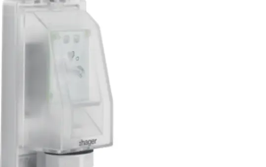 HAGER EEN003 Fühler für Dämmerungsschalter EEN10x Aufbau