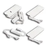 HERA 61056530201 LED Slim-Pad F Unterbauleuchte 3000 K, 3er-Set | weiß