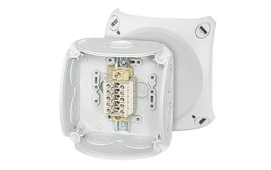 HENSEL RK0405T Reihenklemmenkasten 5 Klemmen | 104x104 mm