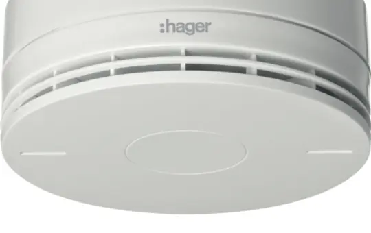 HAGER RFM100D BEKA Funk-Rauchmelder mit integrierter Sirene Funk-Rauchwarnmelder