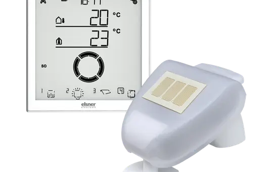 ELSNER 10150 Wetterstation Solexa II-Set Funksteuerung | weiß