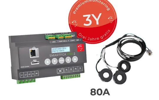 SMARTFOX 0796554799063 Energiemanager Pro 2 - 3Y, 80 A, geschlossen