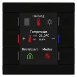 MDT BE-TAS86T06.02 KNX-Tastsensor Smart 86 Temperatursensor | schwarz matt