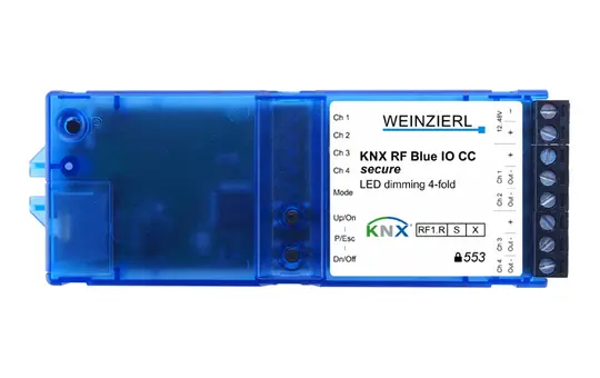 WEINZIERL 5380 KNX RF Blue IO Dimmaktor Konstantstrom