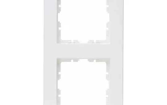 KOPP 406929008 Abdeckrahmen HK07 PURE 2-fach | reinweiß