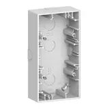 MERTEN MEG4024-6535 AP-Gehäuse System Design 2-fach | lotosweiß