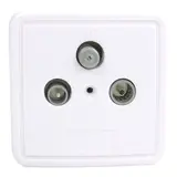 TELEVES 522001 Antennendose 3-fach, TV, FM, SAT, Stich