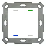 MDT BE-TAL5502.01 KNX-Tastsensor Light 55 2-fach, neutral | reinweiß glänzend