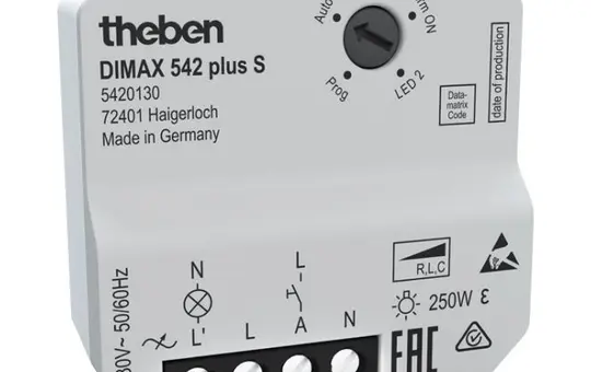 THEBEN DIMAX 542 plus S Unterputz-Dimmer für R-,L-und C-Lasten
