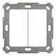MDT BE-TAL55B2.01 KNX-Tastsensor Light 55 Basic, 2-fach | reinweiß glänzend