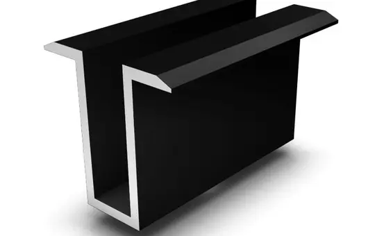 K2 1005145 Modulmittelklemme Solo | schwarz eloxiert