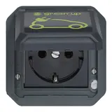 LEGRAND 069818L Einsatz SCHUKO-Steckdose Plexo New für Elektrofahrzeuge | anthrazit