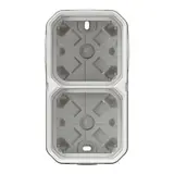 LEGRAND 069690L Aufputzgehäuse Plexo New 2-fach | ultraweiß