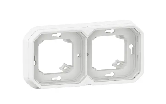 LEGRAND 069694L Abdeckrahmen Plexo New 2-fach | ultraweiß