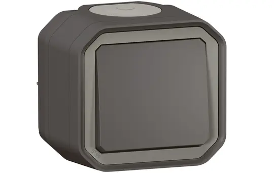 LEGRAND 069761L Aufputz-Wippschalter Plexo New Wechselschalter | anthrazit