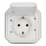 LEGRAND 069868L SCHUKO-Steckdose Plexo New 1-fach, mit Krallen | ultraweiß