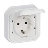 LEGRAND 069869L SCHUKO-Steckdose Plexo New 1-fach, ohne Krallen | ultraweiß