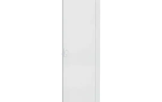 HAGER VA48W Tür für Kleinverteiler Volta Aufputz 4-reihig, Kunststofftür geschlitzt